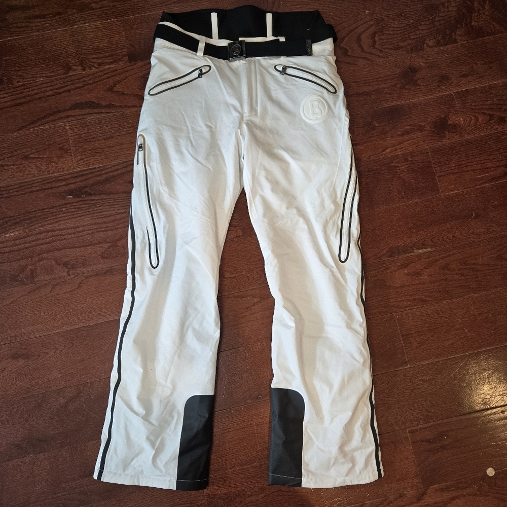Bogner Men's Tim Ski pants in White, Size L34